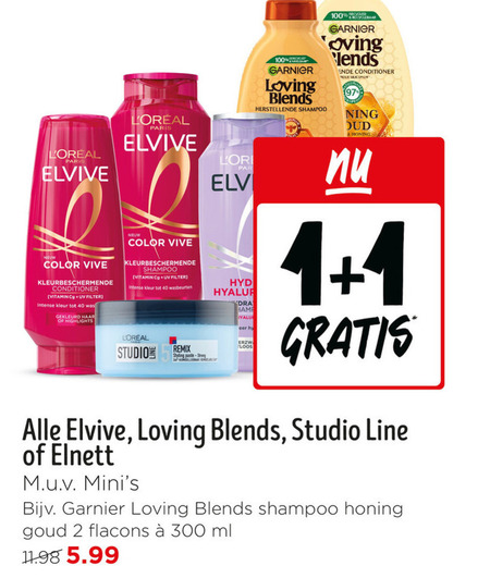 Elnett   haargel, shampoo folder aanbieding bij  Jumbo - details