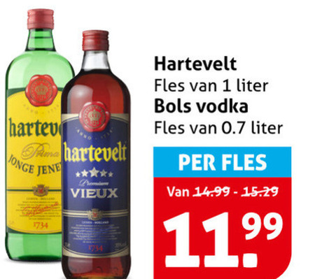 Bols   vieux, wodka folder aanbieding bij  Hoogvliet - details