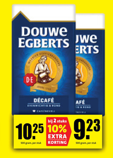 Douwe Egberts   koffie folder aanbieding bij  Boni - details