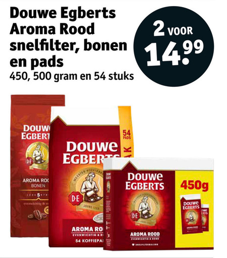 Douwe Egberts   koffie, koffiepad folder aanbieding bij  Kruidvat - details