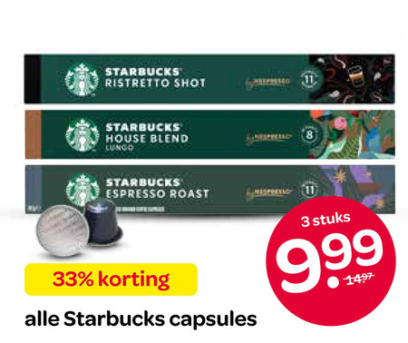 Starbucks   koffiecups folder aanbieding bij  Spar - details