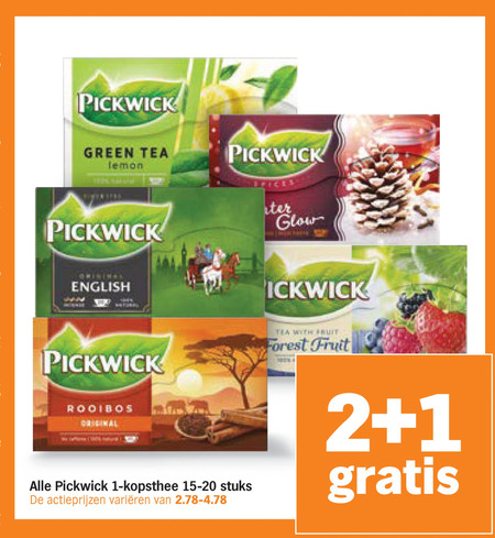 Pickwick   thee folder aanbieding bij  Albert&nbsp;Heijn - details