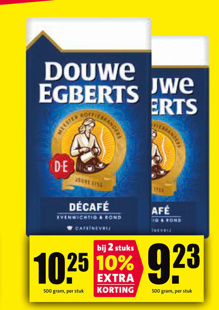 Douwe Egberts   koffie folder aanbieding bij  Nettorama - details