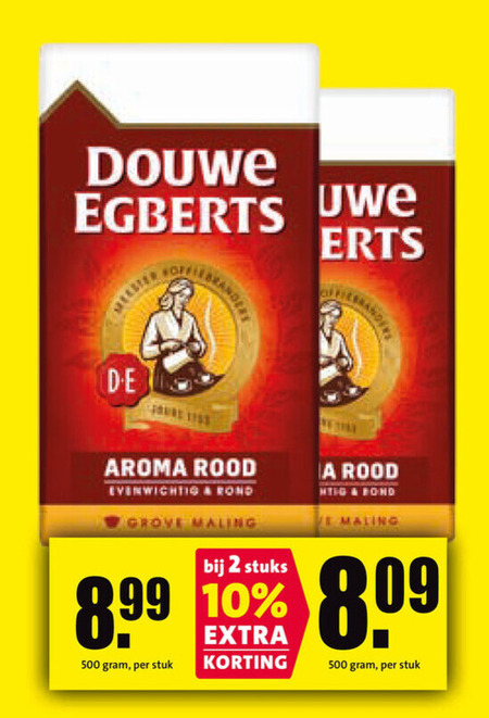 Douwe Egberts   koffie folder aanbieding bij  Nettorama - details