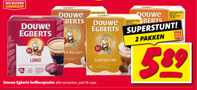 Douwe Egberts   dolce gusto capsules folder aanbieding bij  Nettorama - details
