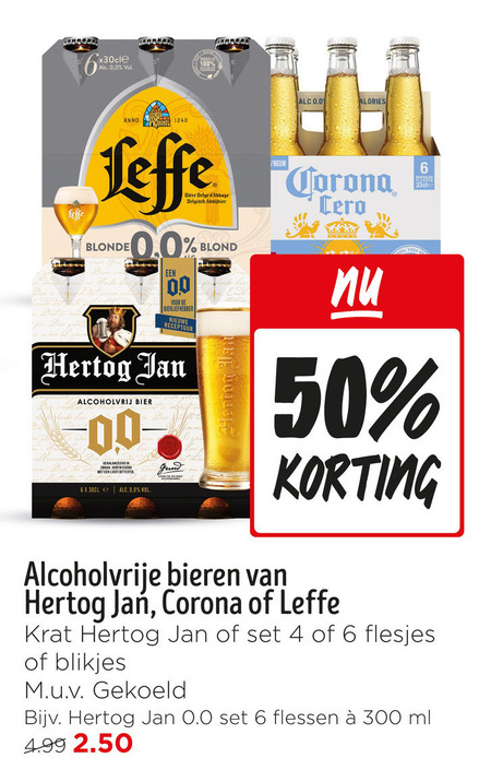 Hertog Jan   alcoholvrij bier folder aanbieding bij  Jumbo - details