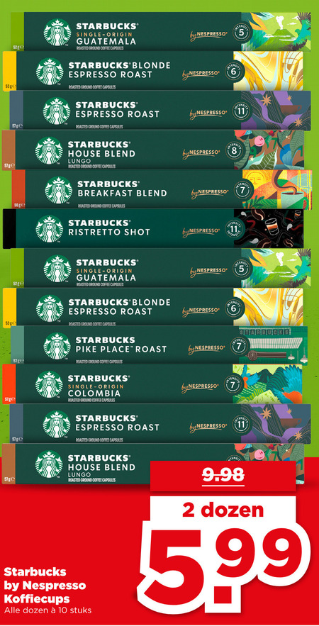 Starbucks   koffiecups folder aanbieding bij  Plus - details