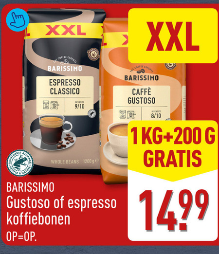 Barissimo   koffiebonen folder aanbieding bij  Aldi - details
