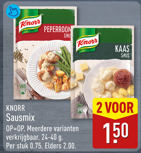 Knorr   saus folder aanbieding bij  Aldi - details