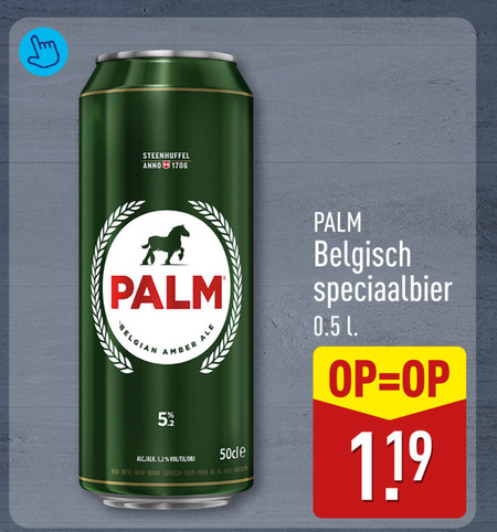 Palm Speciale   blikje bier folder aanbieding bij  Aldi - details