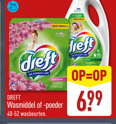 Dreft   wasmiddel folder aanbieding bij  Aldi - details
