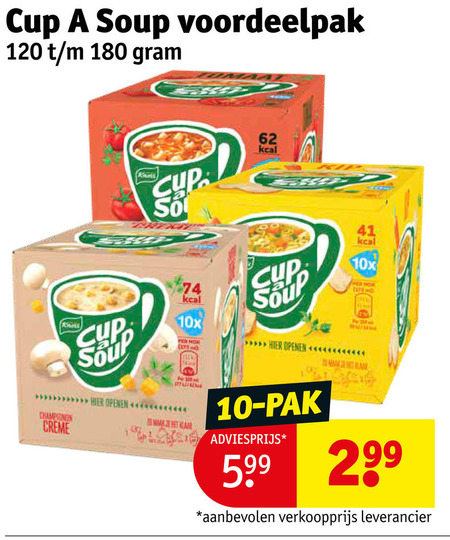 Cup a Soup   soep folder aanbieding bij  Kruidvat - details