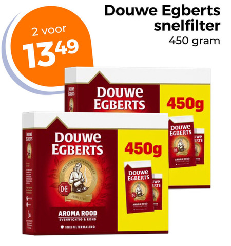 Douwe Egberts   koffie folder aanbieding bij  Trekpleister - details