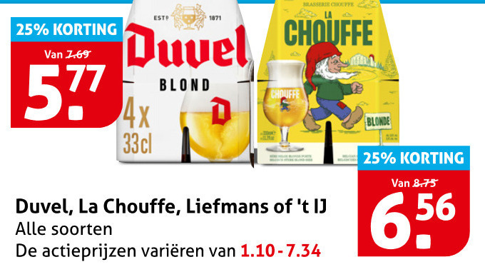 Brouwerij t IJ   speciaalbier folder aanbieding bij  Hoogvliet - details