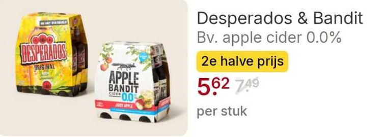 Desperados   speciaalbier, appelcider folder aanbieding bij  Picnic - details