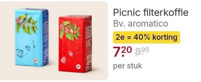Picnic   koffie folder aanbieding bij  Picnic - details