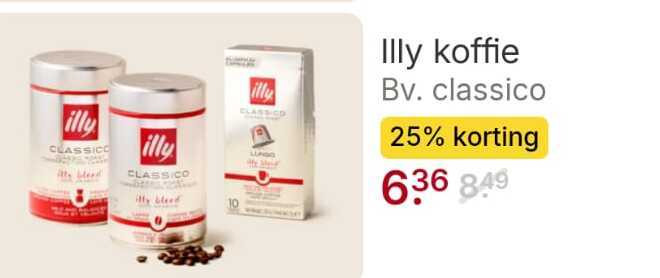 Illy   koffiebonen, koffie folder aanbieding bij  Picnic - details