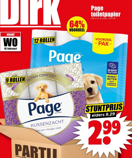 Page   toiletpapier folder aanbieding bij  Dirk - details