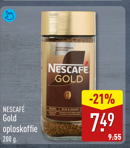 Nescafe   oploskoffie folder aanbieding bij  Aldi - details