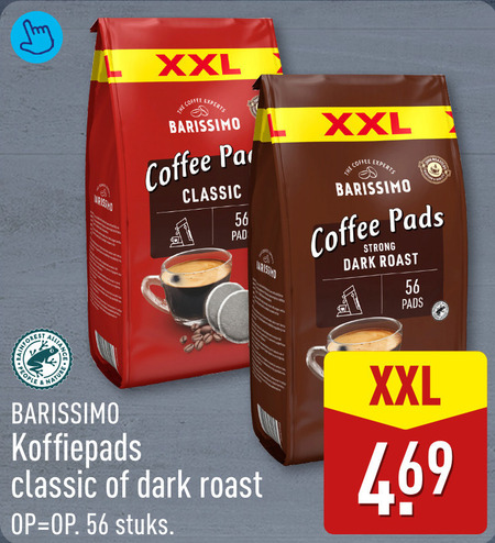 Barissimo   koffiepad folder aanbieding bij  Aldi - details