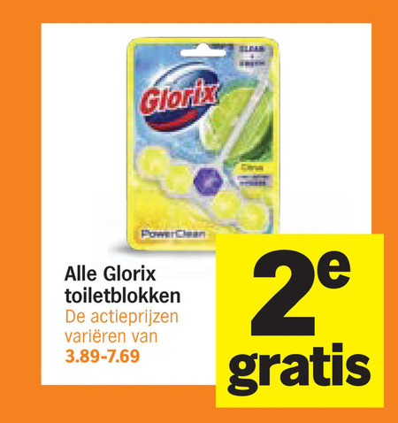 Glorix   toiletblok folder aanbieding bij  Albert&nbsp;Heijn - details