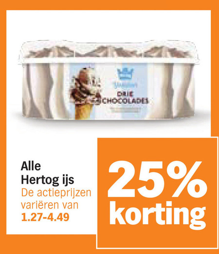 Hertog   ijsspecialiteit folder aanbieding bij  Albert&nbsp;Heijn - details