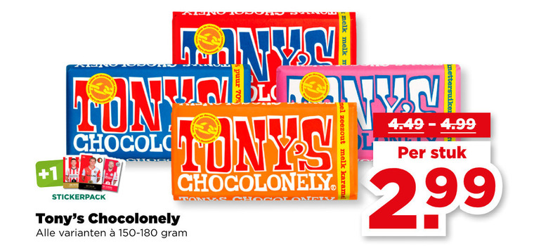 Tony Chocolony   chocolade folder aanbieding bij  Plus - details