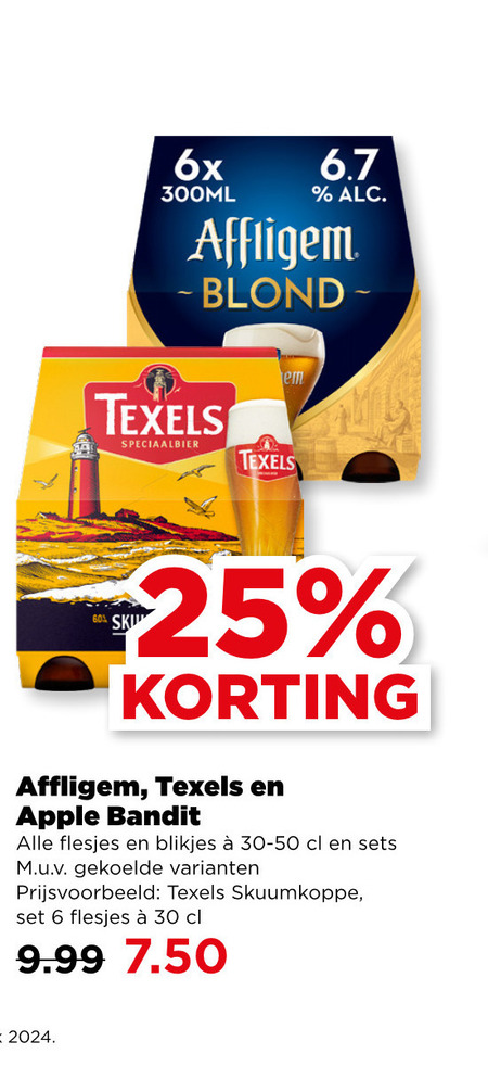 Affligem   speciaalbier folder aanbieding bij  Plus - details