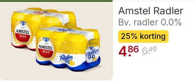 Amstel   radler bier folder aanbieding bij  Picnic - details