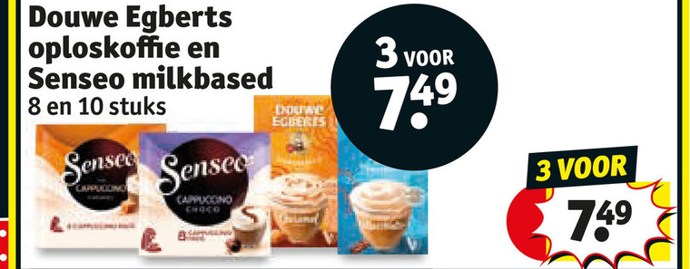 Douwe Egberts Senseo   oploskoffie, koffiepad folder aanbieding bij  Kruidvat - details