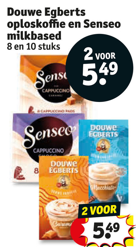 Douwe Egberts   koffiepad, oploskoffie folder aanbieding bij  Kruidvat - details