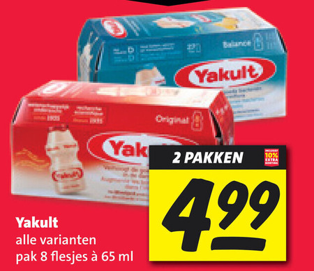 Yakult   drinkyoghurt folder aanbieding bij  Nettorama - details