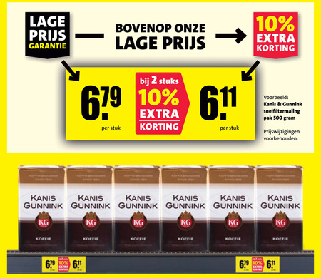 Kanis en Gunnink   koffie folder aanbieding bij  Nettorama - details