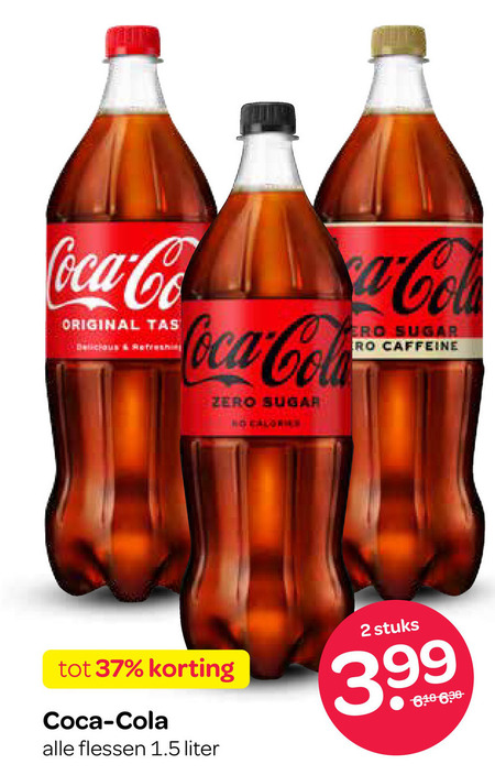 Coca-Cola   cola folder aanbieding bij  Spar - details
