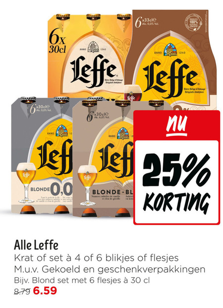 Leffe   speciaalbier, krat bier folder aanbieding bij  Jumbo - details
