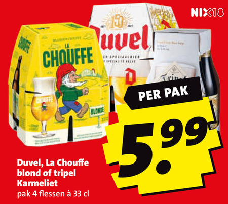La Chouffe   speciaalbier folder aanbieding bij  Boni - details