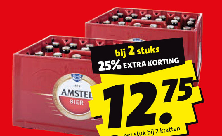Amstel   krat bier folder aanbieding bij  Boni - details