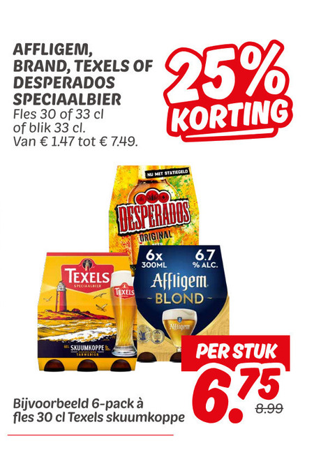 Desperados   speciaalbier folder aanbieding bij  Dekamarkt - details
