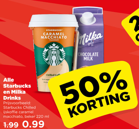 Starbucks   ijskoffie folder aanbieding bij  Plus - details