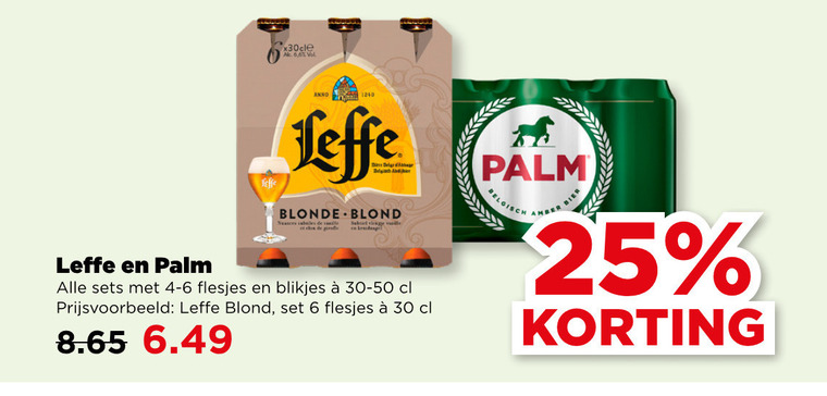 Palm Speciale   blikje bier, speciaalbier folder aanbieding bij  Plus - details