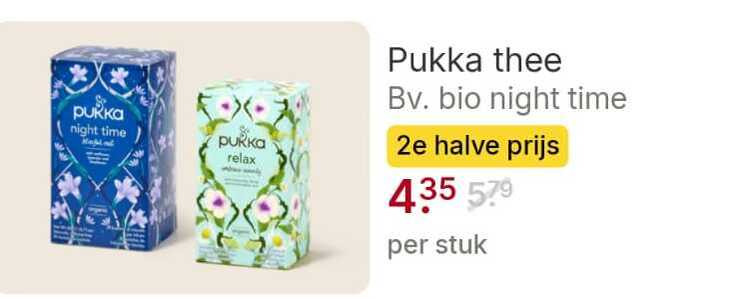 Pukka   thee folder aanbieding bij  Picnic - details