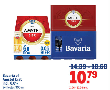 Amstel   krat bier folder aanbieding bij  Makro - details