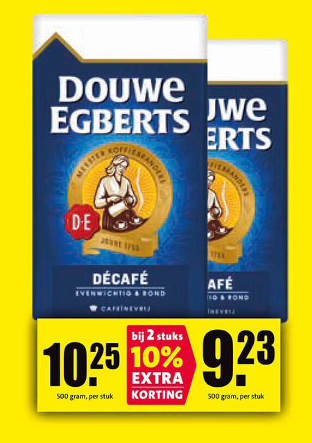 Douwe Egberts   koffie folder aanbieding bij  Nettorama - details