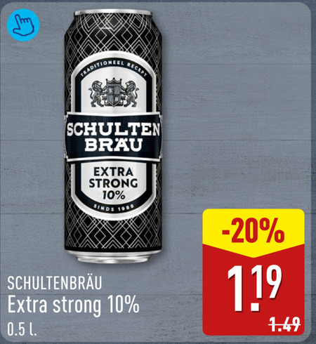 Schultenbrau   speciaalbier folder aanbieding bij  Aldi - details