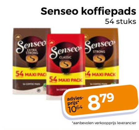 Douwe Egberts Senseo   koffiepad folder aanbieding bij  Trekpleister - details