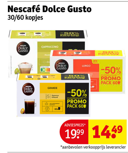 Nescafe   dolce gusto capsules folder aanbieding bij  Kruidvat - details