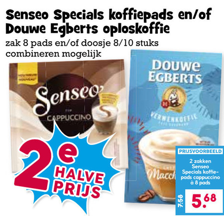 Douwe Egberts   koffiepad, oploskoffie folder aanbieding bij  Boons&nbsp;Markt - details