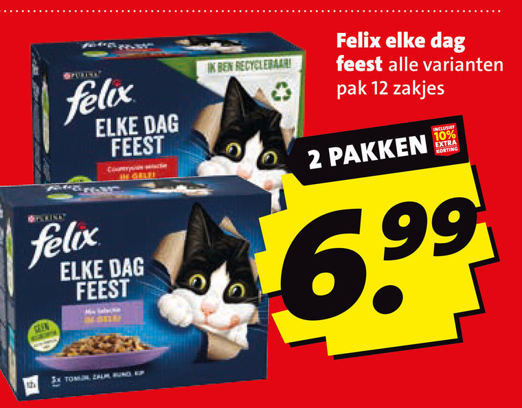 Felix   kattenvoer folder aanbieding bij  Boni - details