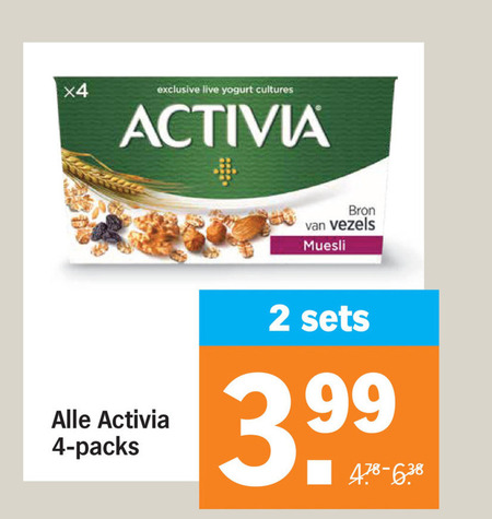 Danone Activia   vruchtenyoghurt folder aanbieding bij  Albert&nbsp;Heijn - details