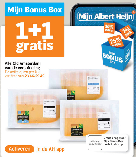 Old Amsterdam   kaas, kaasplakken folder aanbieding bij  Albert&nbsp;Heijn - details